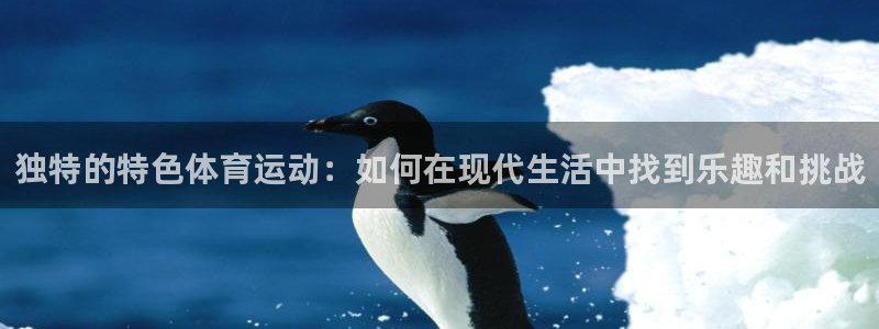 沐鸣24：独特的特色体育运动：如何在现代生活中找到乐趣和挑战