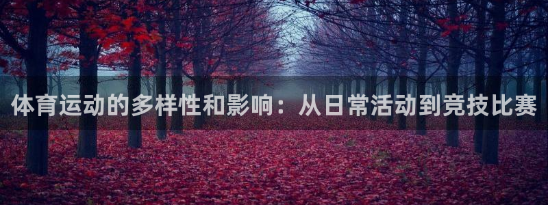 沐鸣2体育f开户：体育运动的多样性和影响：从日常活动到竞技比赛